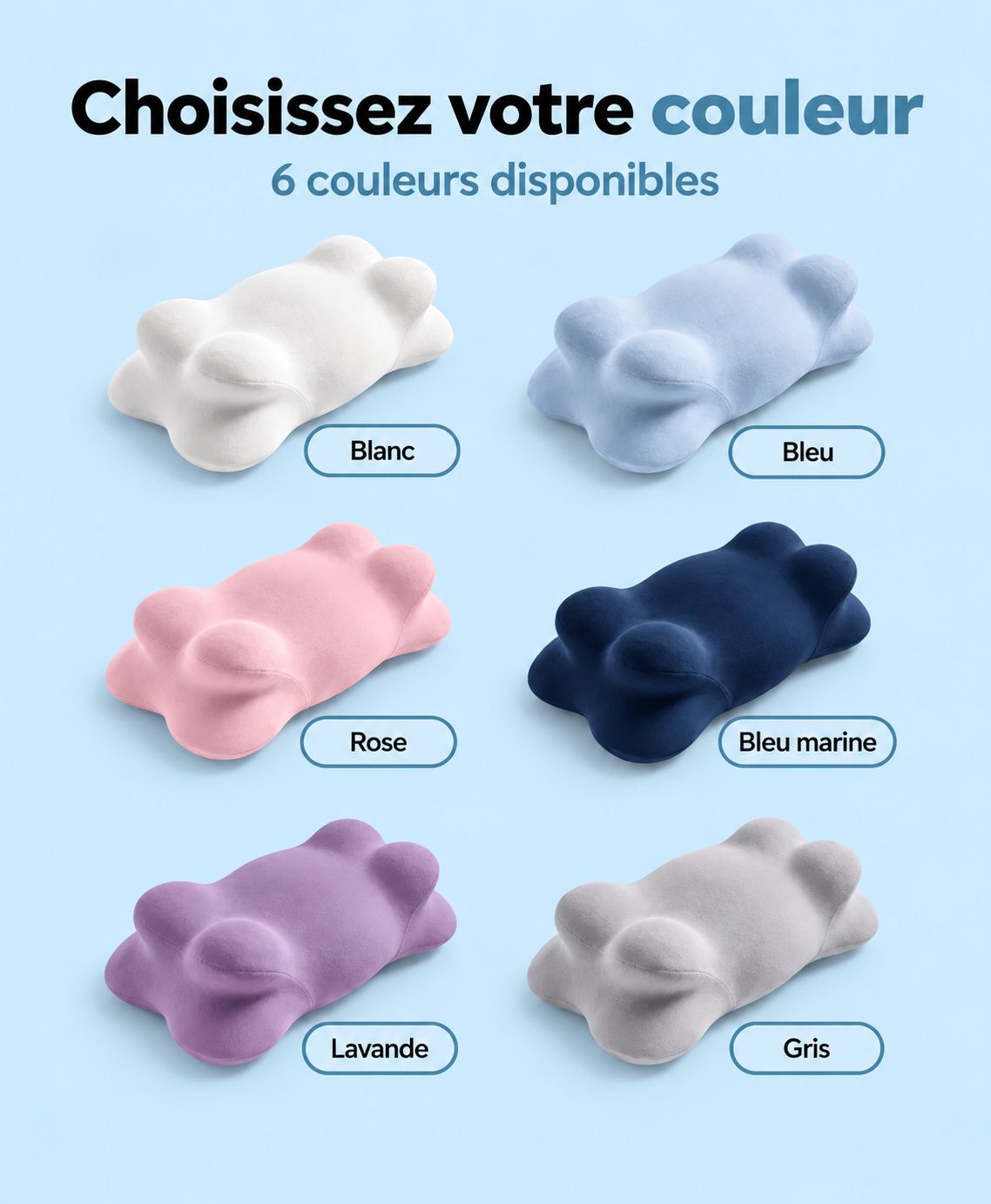 Nuvéa™ – Oreiller Ergonomique